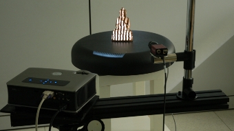 Esempio di scanner a frange di luce